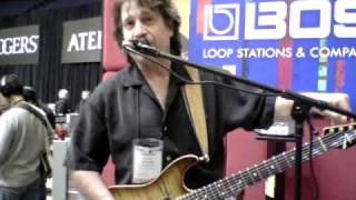 Video thumbnail for BOSS TU-1000 tuner demo from NAMM 2011 for HCFX by Robert DeVito