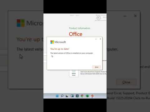 How to Update Excel #shorts #excel #shortsvideo