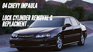 Chevy impala Key will not turn. Lock cylinder removal and replacement. And programming .