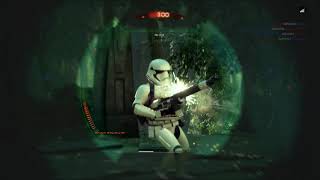 Star Wars  Battlefront II Age of Rebellion DLC  Pro Aim Cycler Rifle Specialist Gameplay on Takodana