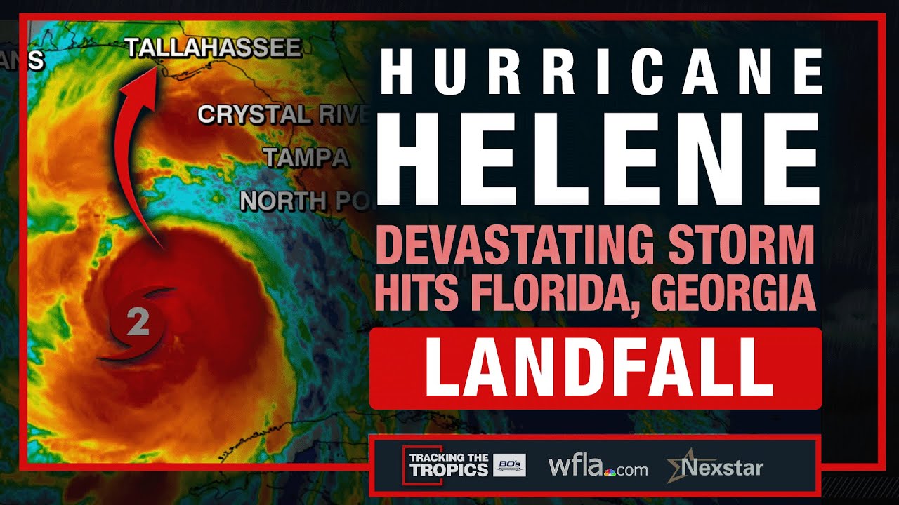 #BREAKING: HELENE LANDFALL IMMINENT | Major Hurricane Hitting Florida's Big Bend, Georgia | Live Q&A
