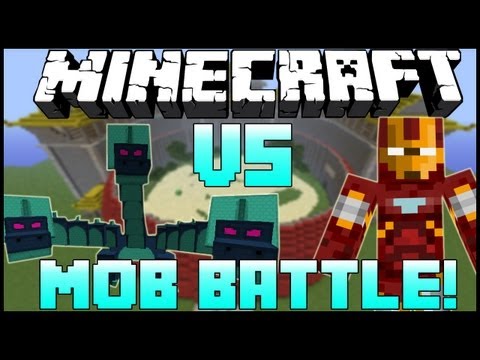 "HYDRA VS. IRON MAN!" - Minecraft: Mob Battle Arena! - SUPERHEROES UNLIMITED MOD!