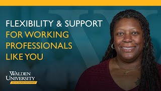 How Walden University Supports Working Professionals | Walden University