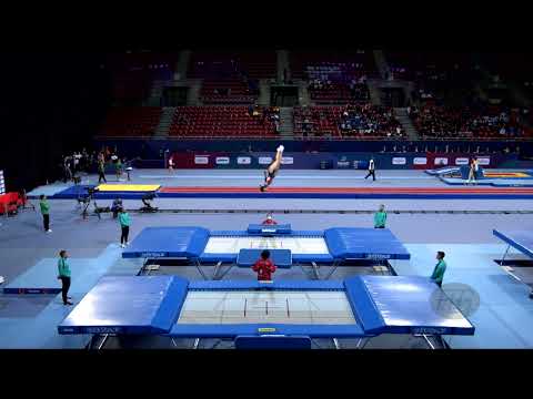 UYAMA Megu (JPN) W - 2022 Trampoline Worlds, Sofia (BUL) - Q Trampoline Exercise 1