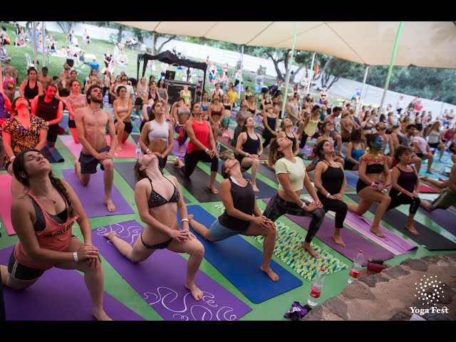 Hundreds of yogis gather for an inspirational weekend at Israel's