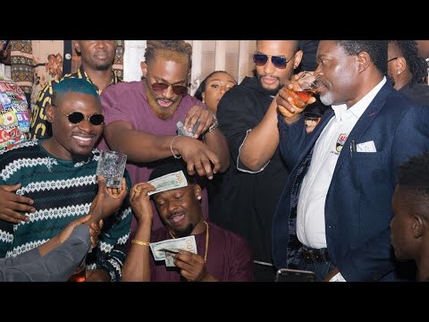 Emoney, Rudeboy, Davido, Chief Priest, Kanayo Kanayo & Others Storm Zubby Birthday & Rain Money