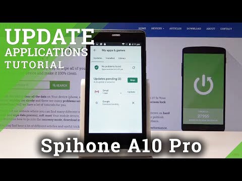 How to Update Apps in SPIPHONE A10 Pro - Install Latest App Version