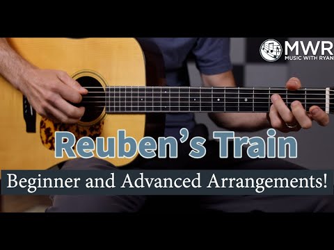 Reuben's Train - Beginner and Advanced Solos! Guitar Lesson!