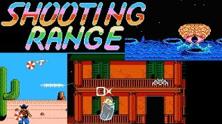 Shooting Range (NES Zapper) original video game | level 3 session for 1 Player 🎮