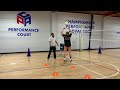 Setting Footwork Drill with Kahea Carvalho | Setter College Volleyball Lessons with Lion