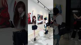 美術館でTikTok撮っていたら… #shorts