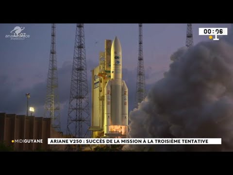Ariane V 250 : succès de la mission à la troisième tentative