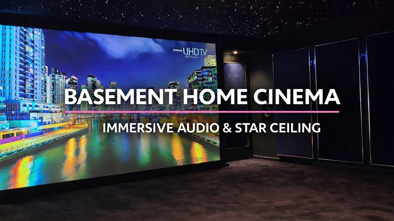 Basement Cinema: Dolby Atmos & Star Ceiling Build