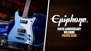 Video thumbnail for Peach Picks | Epiphone 150th Anniversary Collection | Wilshire - Pacific Blue by Peach Guitars