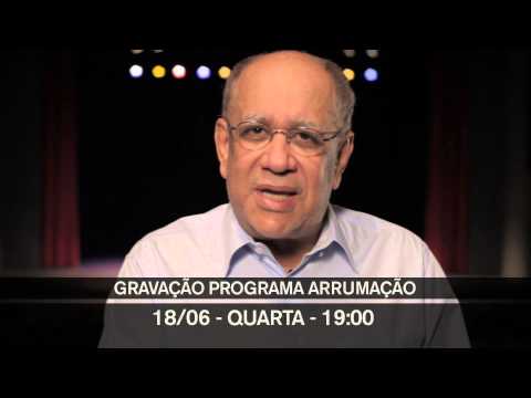 Gravação do programa Arrumação