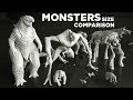 Movie MONSTERS Size COMPARISON 3D Animation