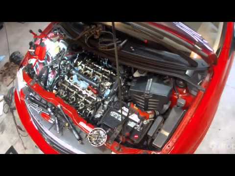 Time Lapse - 2001 Mazda MPV Valve Cover Gasket Replacement - Dropcam