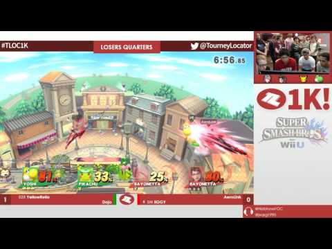 TLOC 1K May - YellowRello + Dojo vs iiGGY + AeroLink - Losers Quarters Smash 4