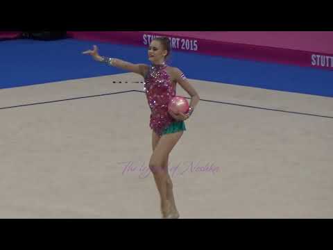 Jelizaveta GAMALEJEVA (LAT) ball - 2015 Stuttgart worlds Qualifs