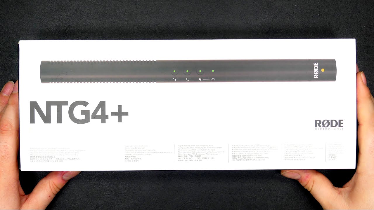 Rode NTG4+ (Plus) - Unboxing