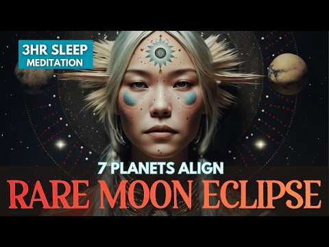 FULL MOON Eclipse Ceremony 🌑 RARE Planetary Alignment | Cosmic Sleep Meditation