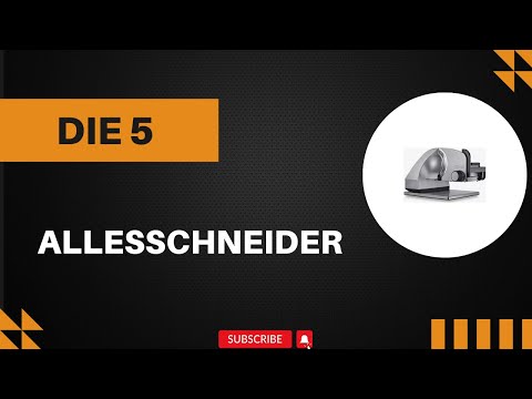 Die 5 Besten Allesschneider Test 2024 - Top 5 Allesschneider Modelle