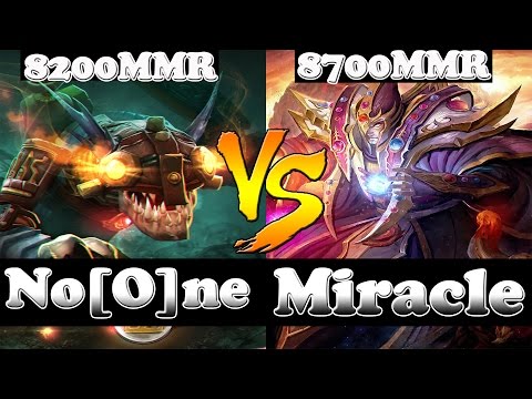 Dota 2 - No[O]ne 8200 MMR Slark VS Miracle 8700 MMR Invoker - Ranked Match Gameplay
