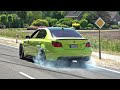 Modified BMW M Cars Accelerating M5 V10 Eisenmann M4 CSL 919HP Single Turbo M4 E30 M50 Turbo XM