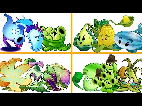 PvZ 2 4 Super Team Plants Vs Team Zombies Part 57 - Team So OP !!!
