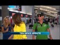 LIZ HURLEY Snaps at News Reporter in Perth | 17/01.