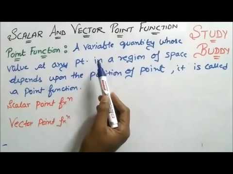 Scalar and Vector Point Function II Gradient of a Scalar Function [Concept with Numerical - Part 1] Video