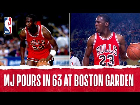 Boston Celtics Bill Russell and Chicago Bulls Michael Jordan