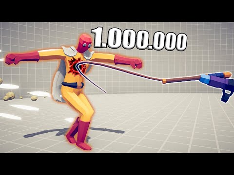 1.000.000 DAMAGE WHIP 1 vs 1 TOURNAMENT - TABS | Totally Accurate Battle Simulator 2023