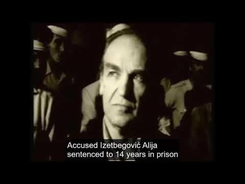 Beginning of the 1983 Sarajevo trial against the Bosniak Intellectuals - Alija Izetbegović