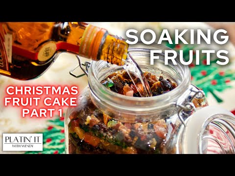 Soaking the Dry Fruits | Super Moist Fruit Cake Recipe Part 1 | Holiday Favourites