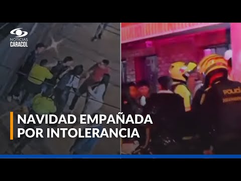 Intolerancia, riñas y capturados: el desastroso saldo de violencia en Colombia durante Navidad
