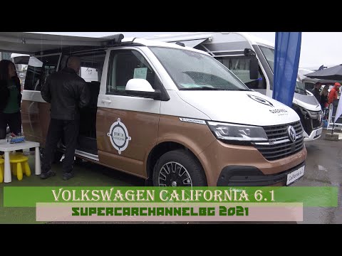 2021 Volkswagen California 6.1 Beach Camper Van Interior and Exterior Walk Around Sofia Camper Expo