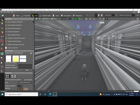 Suitable luminaires for a warehouse