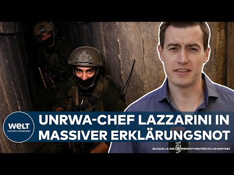 HARTER SCHLAG FÜR UNRWA: Israel fordert Rücktritt von UNRWA-Chef | WELT Thema