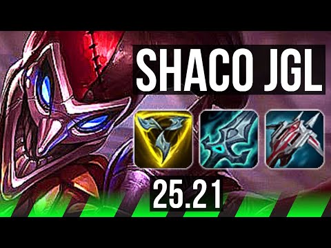 SHACO vs HECARIM (JGL) | Legendary, 800+ games, 13/5/14, Rank 10 Shaco | EUW Grandmaster | 25.21