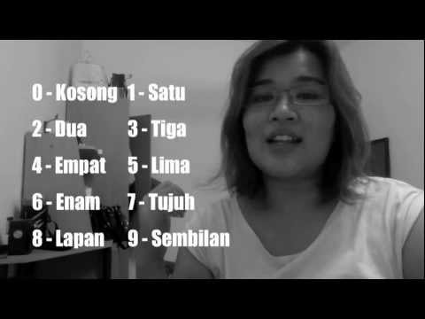 Learn Malay with Makiko (Test Video) : Counting from 0 to 9