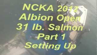 preview picture of video 'Albion 31lb Salmon Part1 Setting Up'