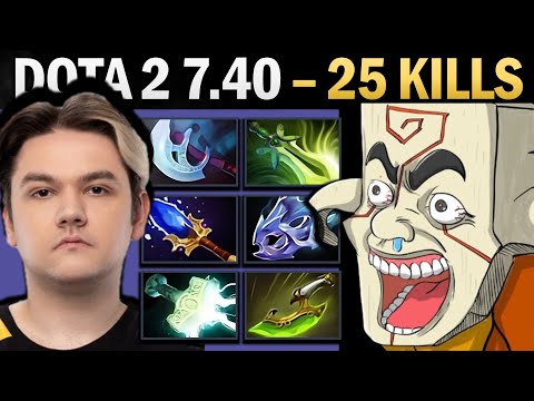 Juggernaut Pro Carry with 25 Kills and Moon Shard - Dota 2 Gameplay