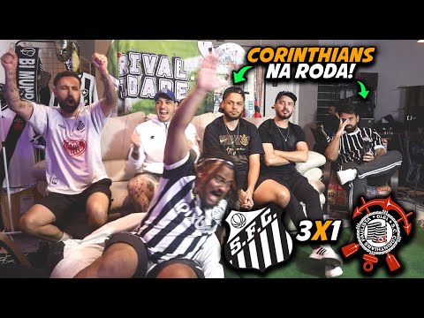React Santos 3x1 Corinthians | Highlights | Goals | Brasileirão