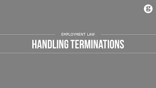 Handling Terminations