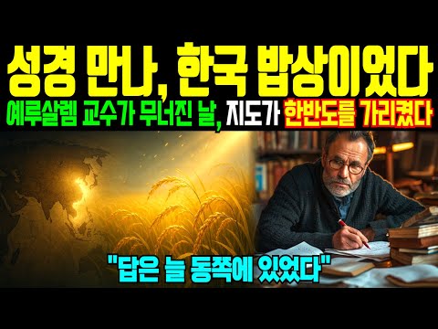 [해외감동사연] “만나의 정체” 히브리어 교수가 한국에 와서 무너진 상식