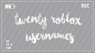 Aesthetic roblox girl usernames