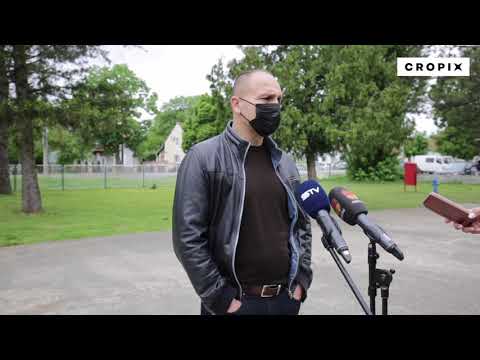 Ivan Anušić kandidat za župana glasao je na biračkom mjestu u OŠ Antunovac