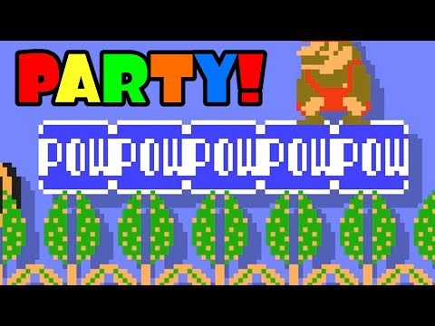 Super Mario Maker 2 🔧 Piranha Plants Playing with POWs 🔧 Hiett