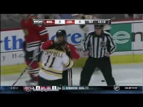 Gregory Campbell vs Jamal Mayers Oct 15, 2011